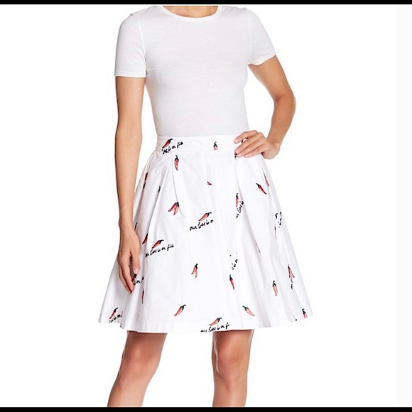 Endless Rose White A line Skirt Women Size M - Picture 1 of 14